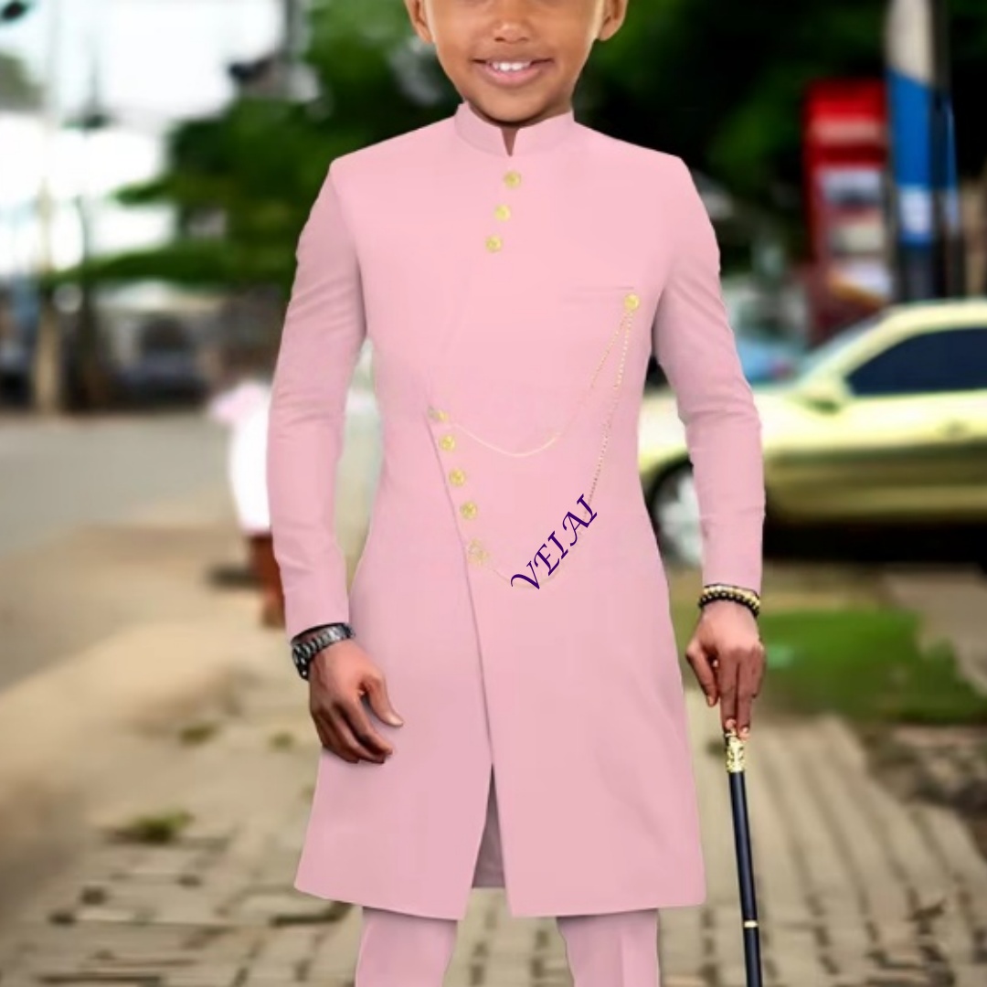 Formal Dress - Traje de estilo africano para niños,