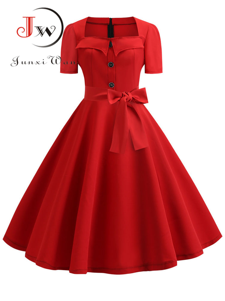 Vestido de verano para mujer,  - Women'S Red Formal Wear reseña y precio