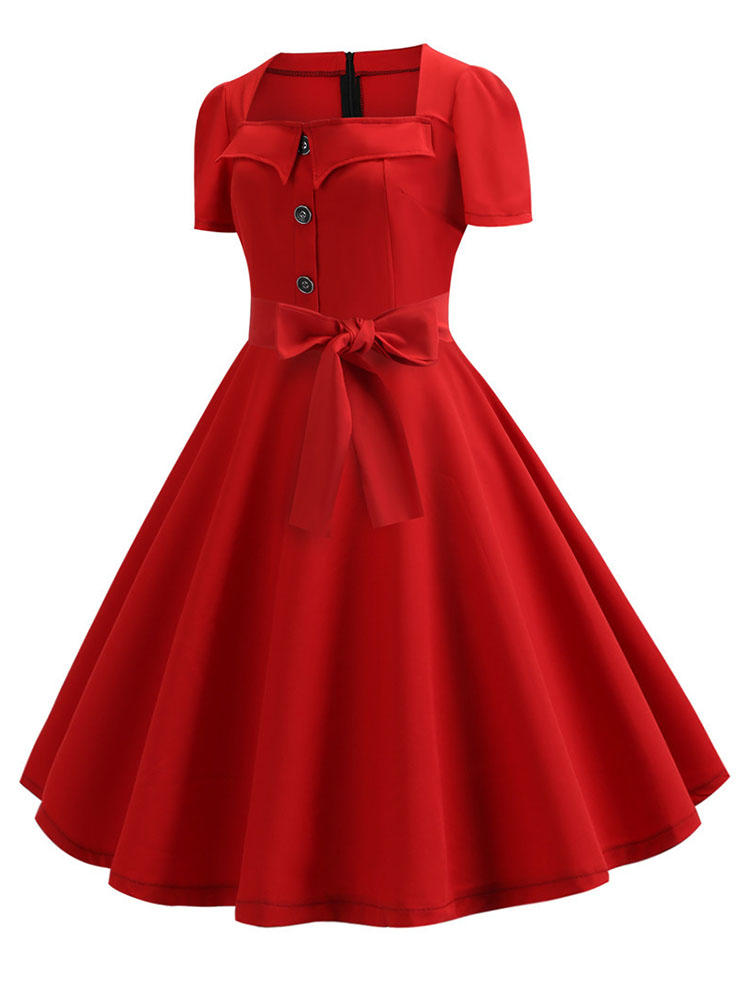 Vestido de verano para mujer,  - Women'S Red Formal Wear reseña y precio