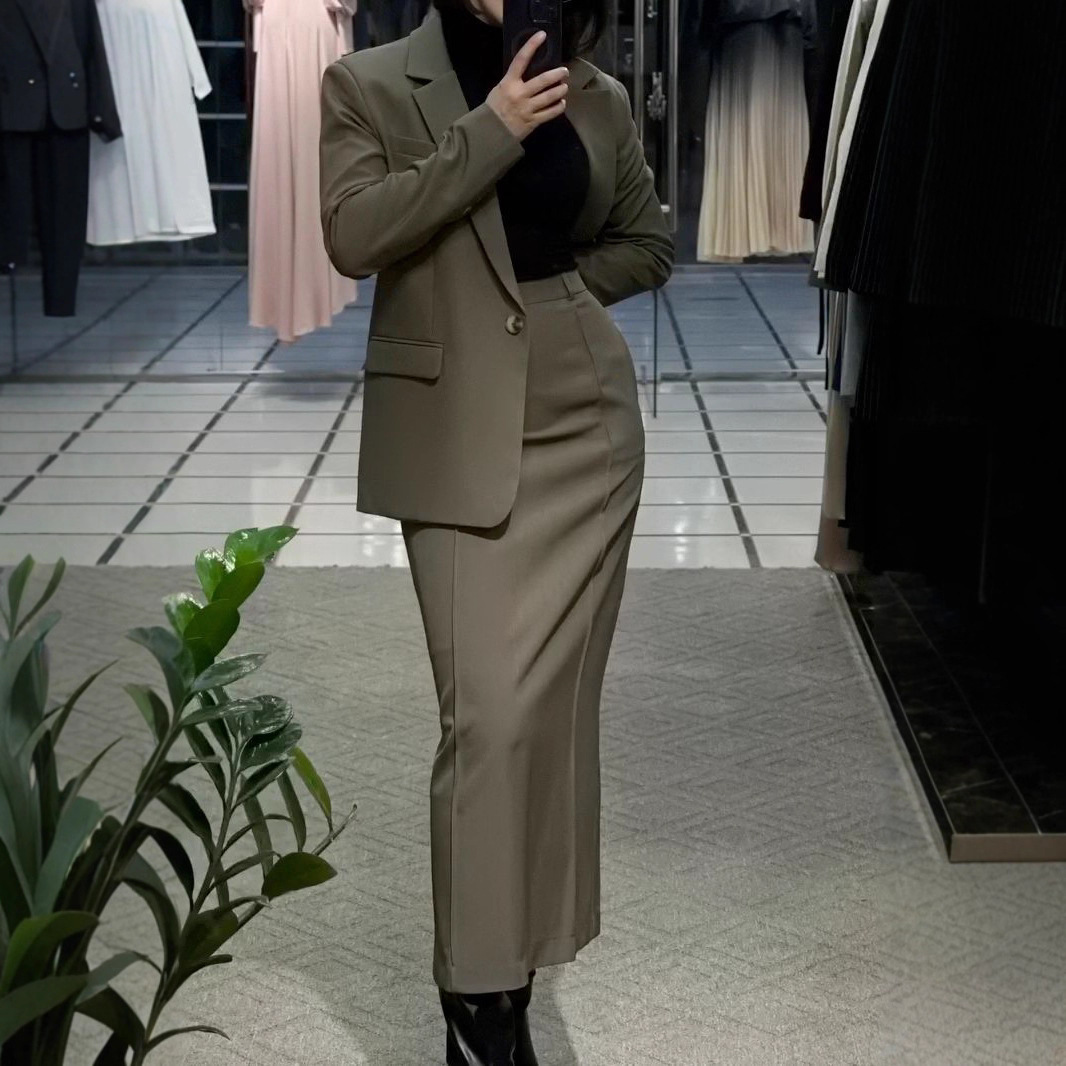 Allingentle-traje de falda par - Womens Blazer reseña y precio