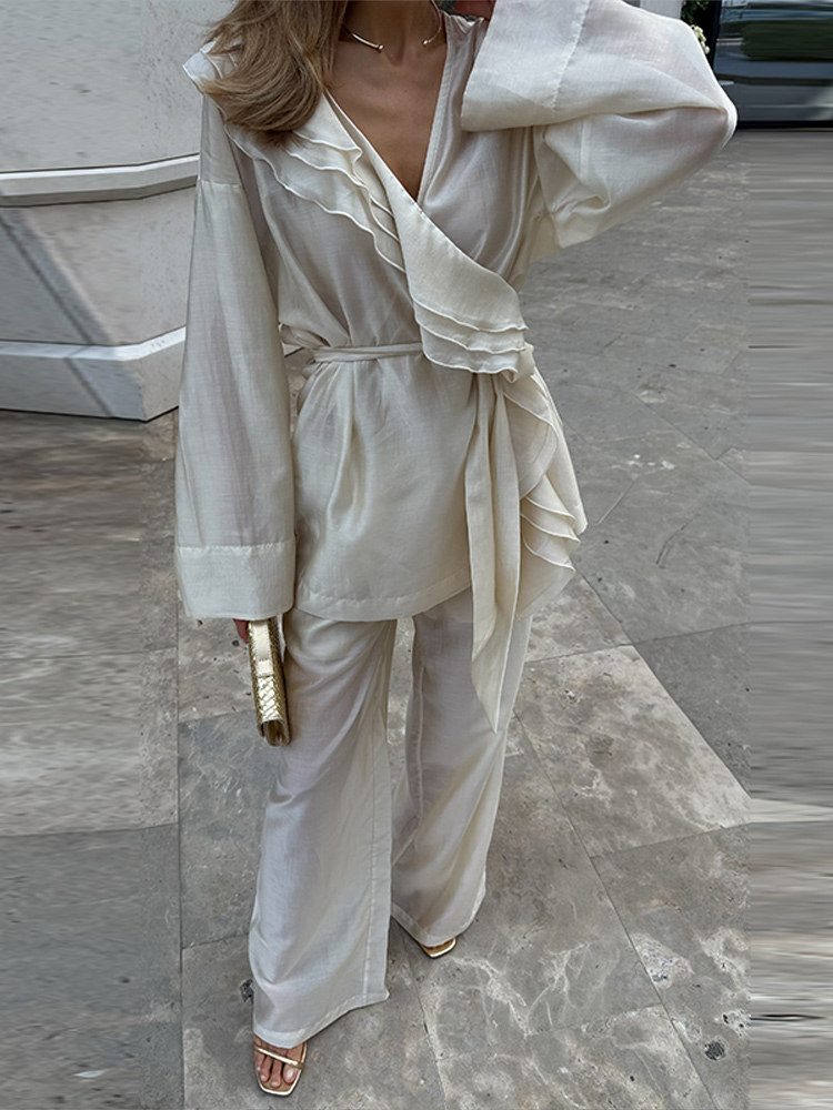 Conjunto Casual de Camisa y Pa - Womens Suit reseña y precio