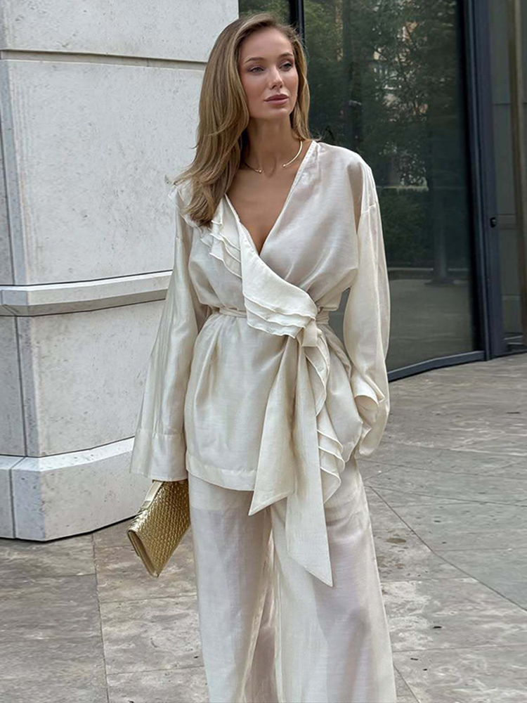 Conjunto Casual de Camisa y Pa - Womens Suit reseña y precio