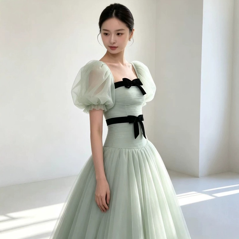 Nuevo Vestido de Noche Verde p - Evening Gown reseña y precio