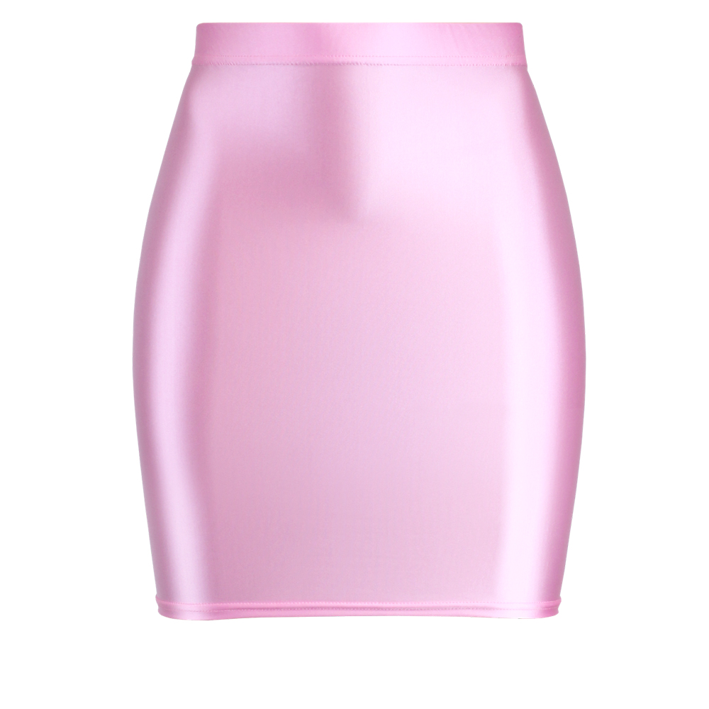 MJINM-Falda media de satén bri - Formal Skirt reseña y precio