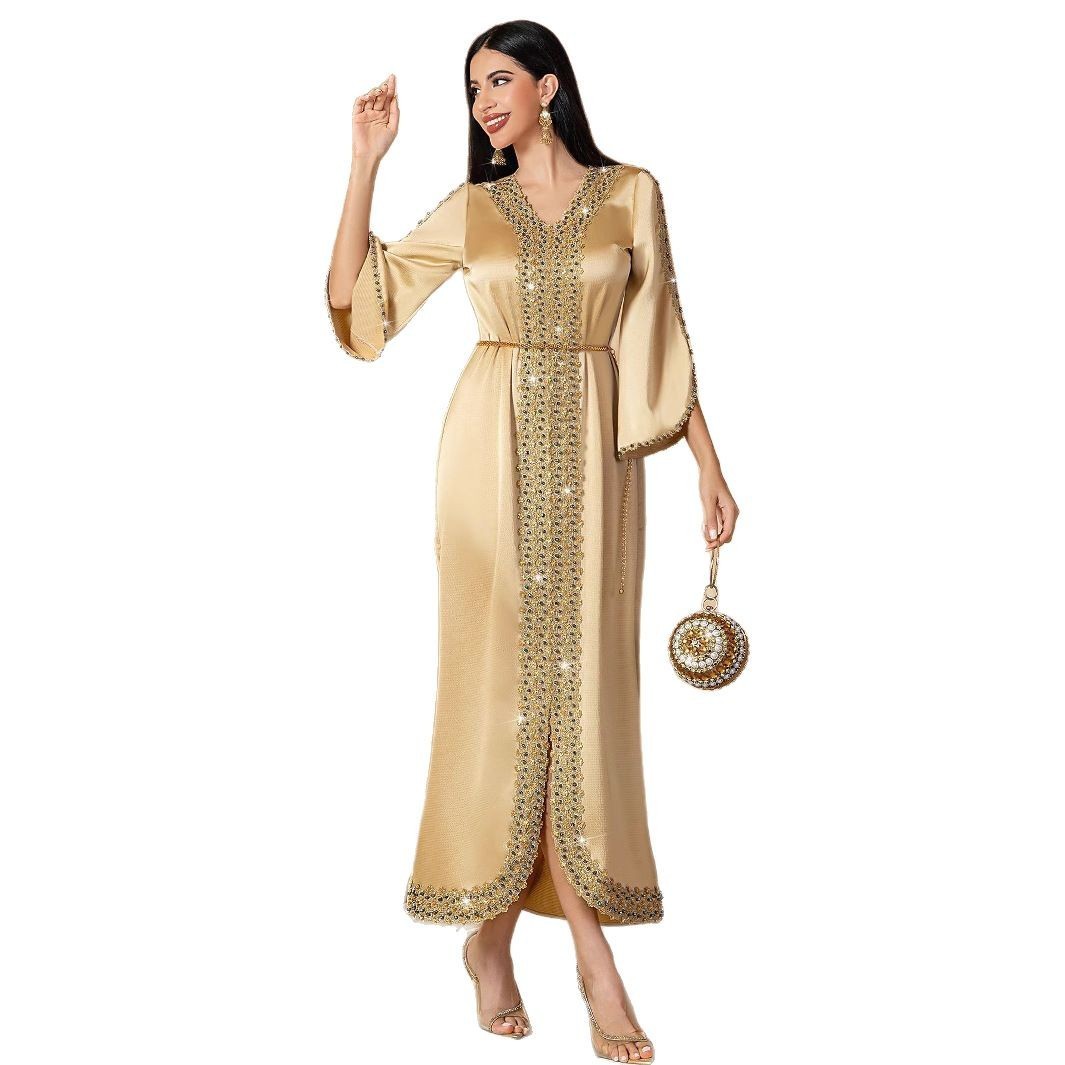 Elegante Vestido de Noche con  - Evening Gown reseña y precio