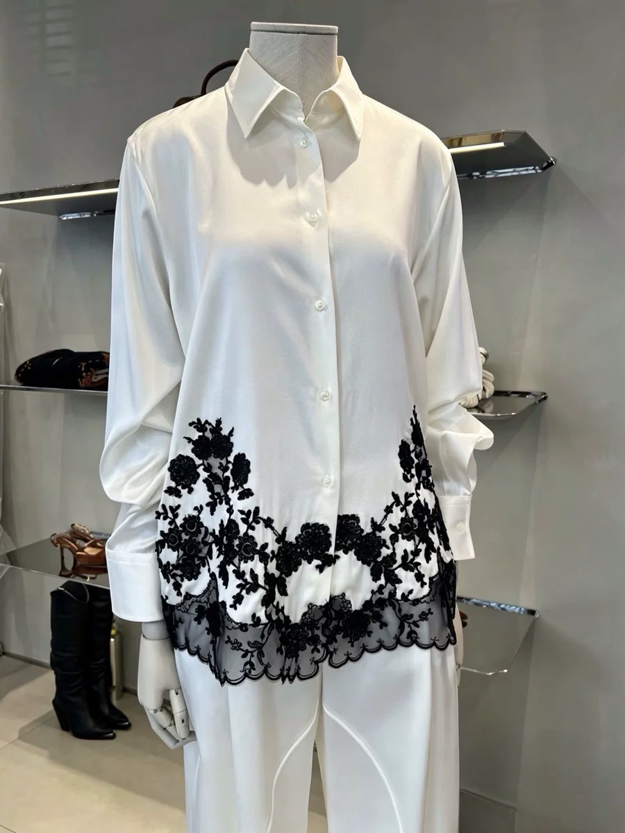 Blusas y camisas de seda y sat - Silk Blouse reseña y precio