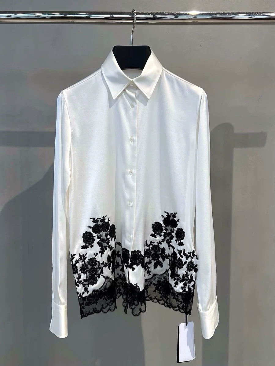 Blusas y camisas de seda y sat - Silk Blouse reseña y precio