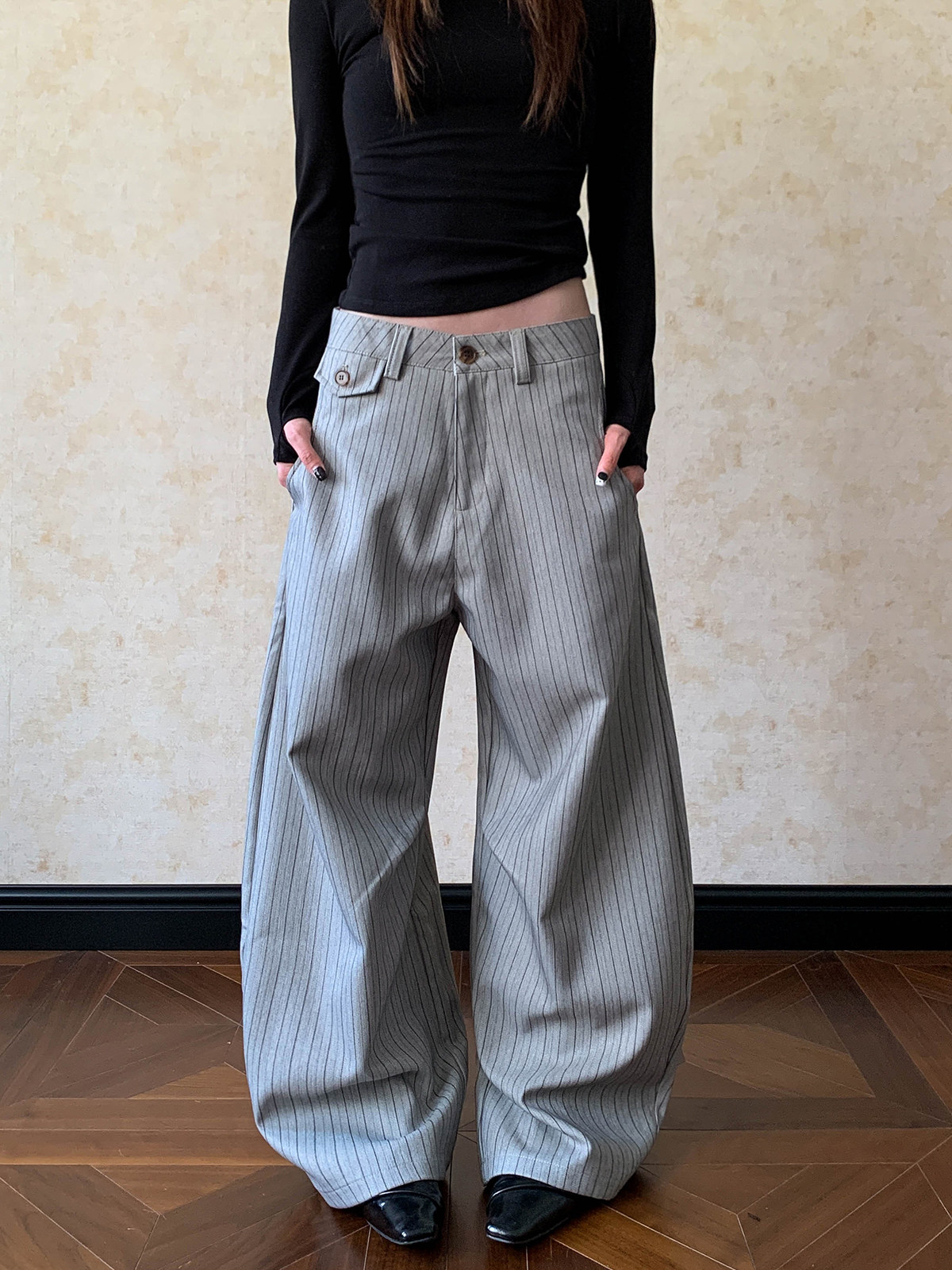 Pantalones casuales de pierna  - Tailored Trouser Wide reseña y precio