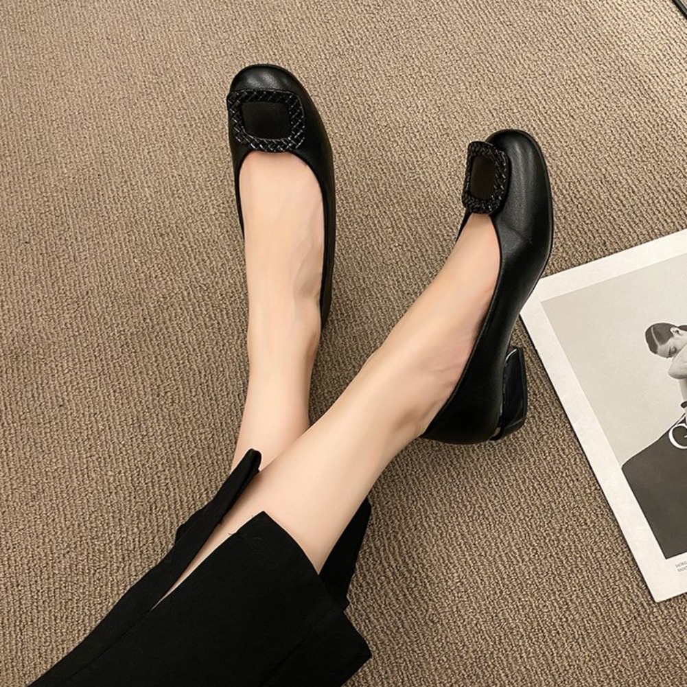 Zapatos de cuero suave con sue - Womens Heels reseña y precio