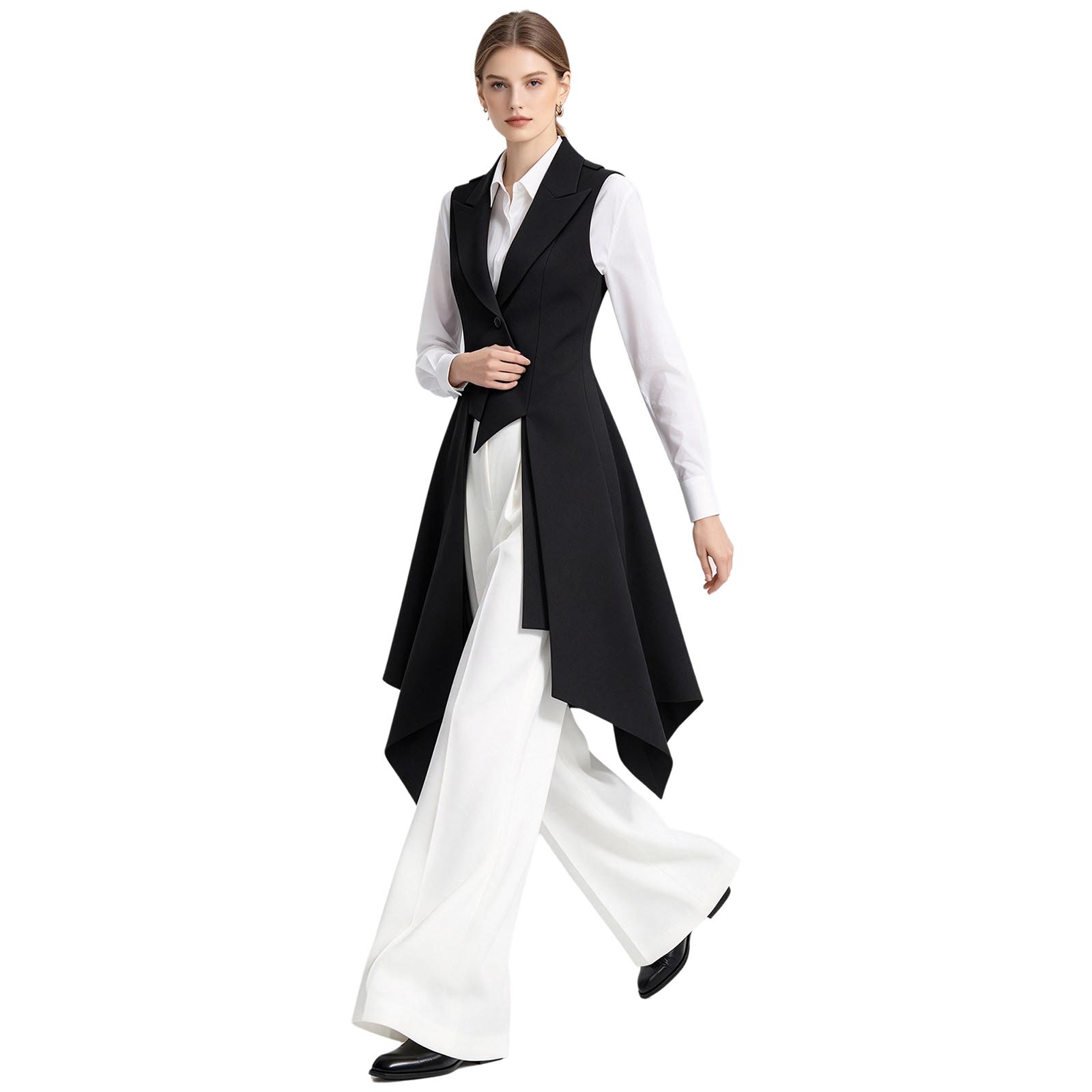 Chaqueta tipo blazer con corte - Womens Blazer reseña y precio