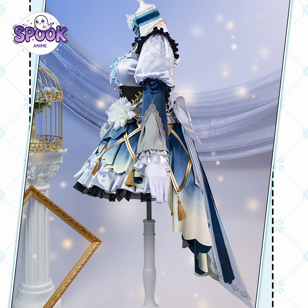 Vestido Lolita Azul y Blanco,  - Evening Gown reseña y precio